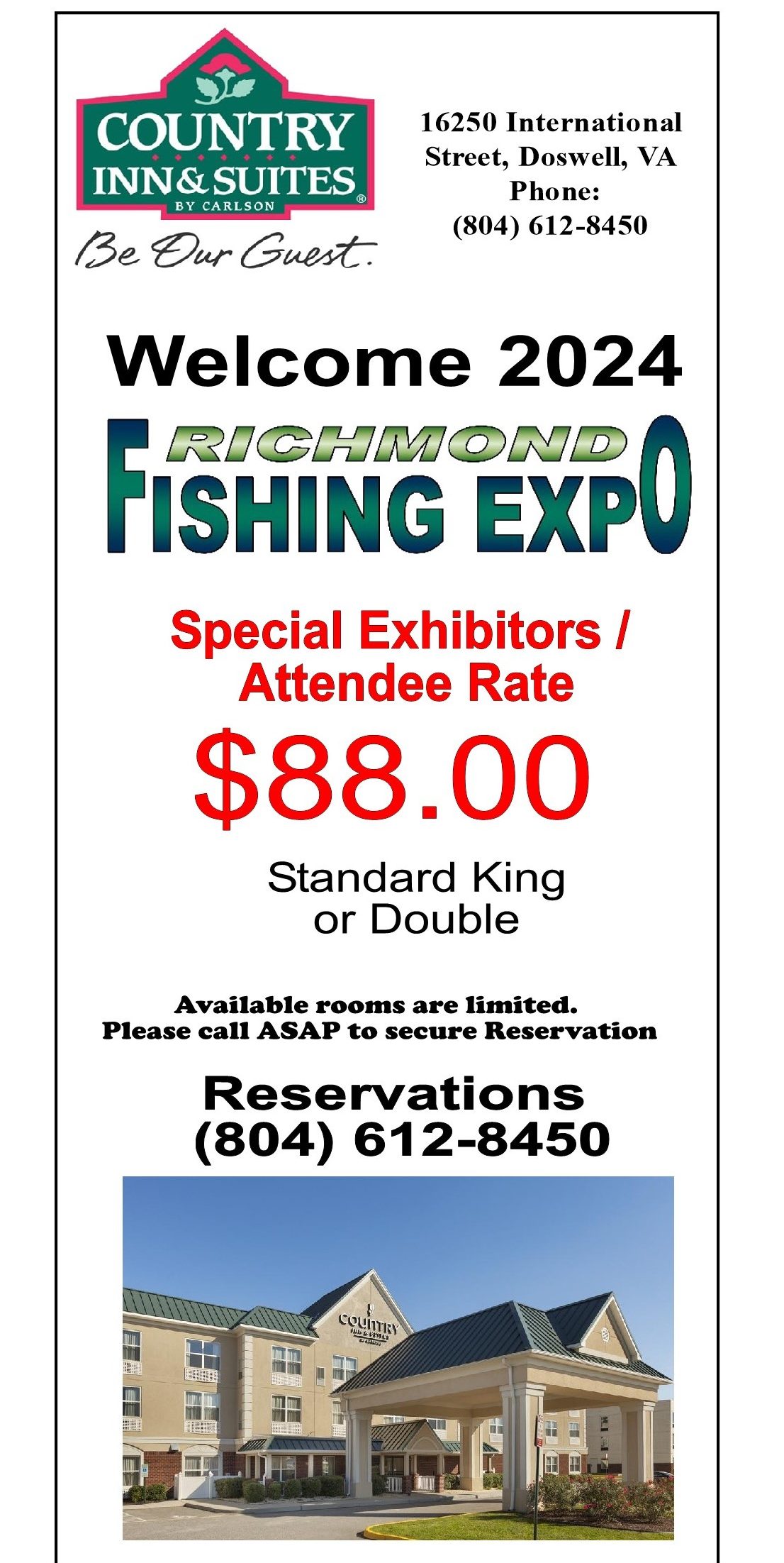 Hotel Richmond Fishing Expo